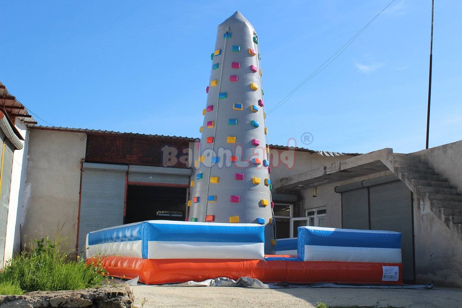 Şişme Tırmanma Piramidi 6x6x6,50
