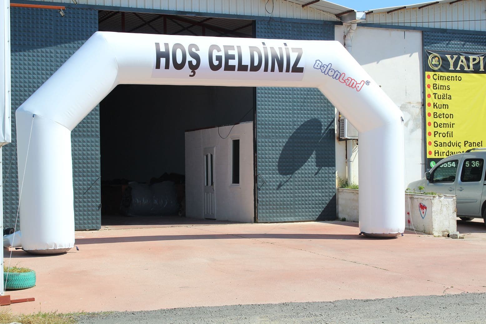 Şişme Hoşgeldiniz Yol Kemeri