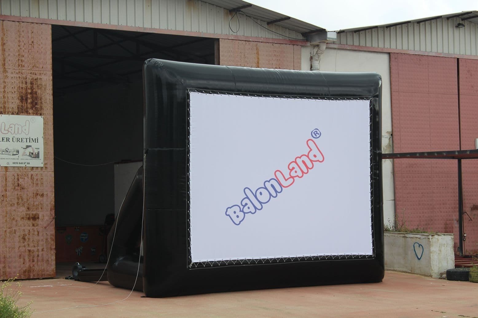Şişme Projeksiyon ve Perdesi 5x4