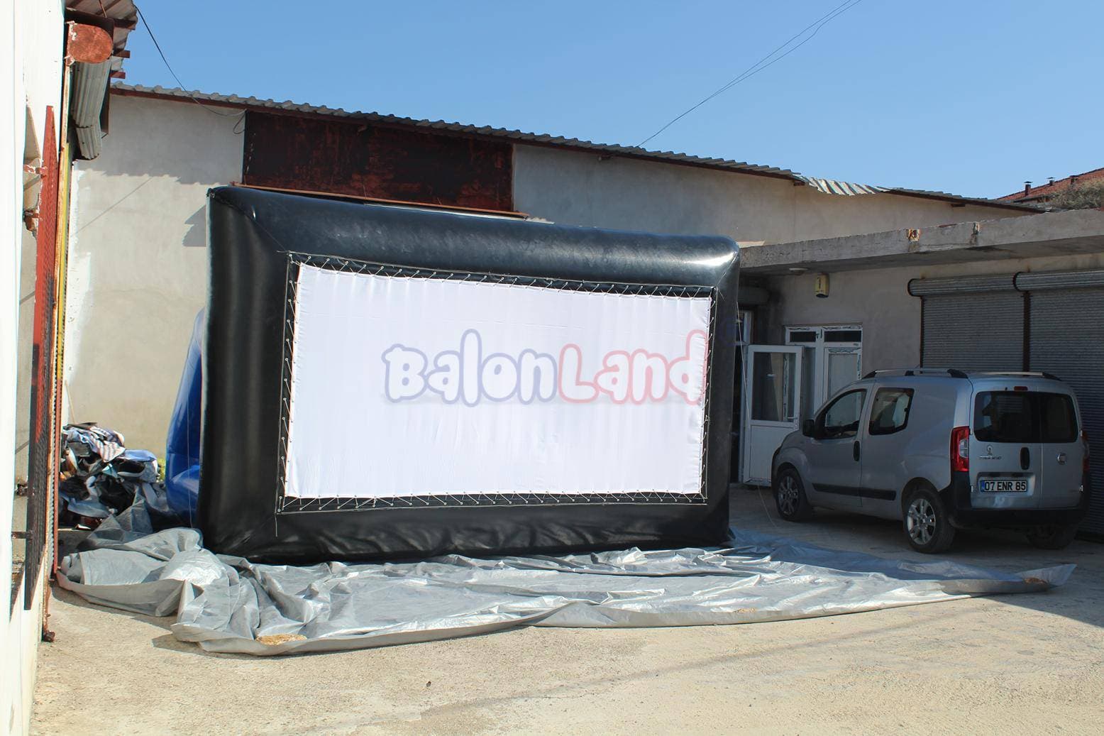Şişme Sinevizyon ve Perdesi 5x3